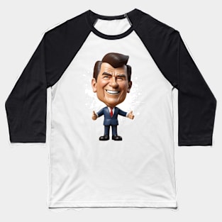 Ronald Reagan plastic figure Baseball T-Shirt